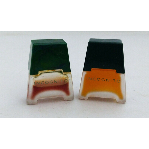 Vintage Dana Incognito Perfume Cologne Miniature Splash1 oz/3 ML NEW Lot Of 2 - Picture 1 of 2